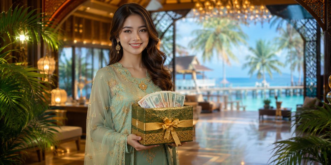 Suasana hiburan kasino bertema Hari Raya di Terengganu